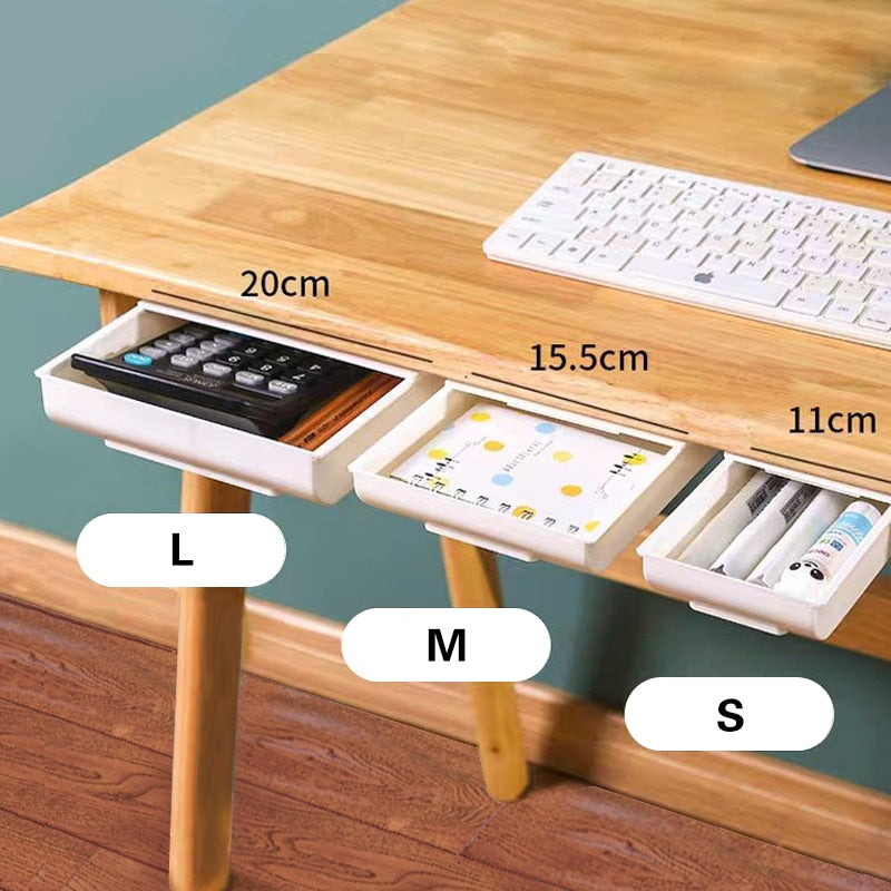 Homey Under Desk Organizer Package