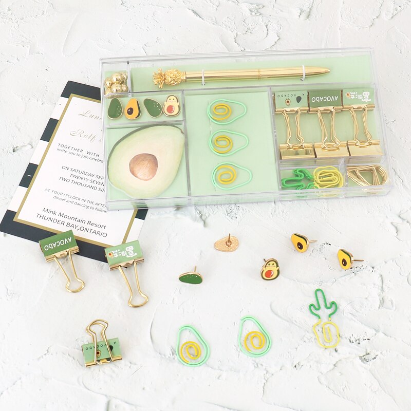 Avocado Style Stationary Set