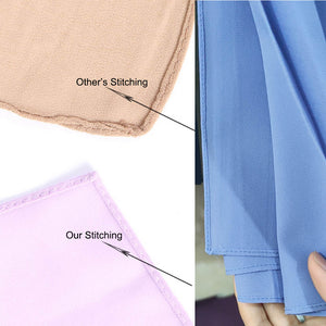 Good Stitching Stitch Plain High Quality Premium Heavy Chiffon Hijab Scarf Malaysian Women&#39;s Scarves Hijabs Long Shawl Shawls