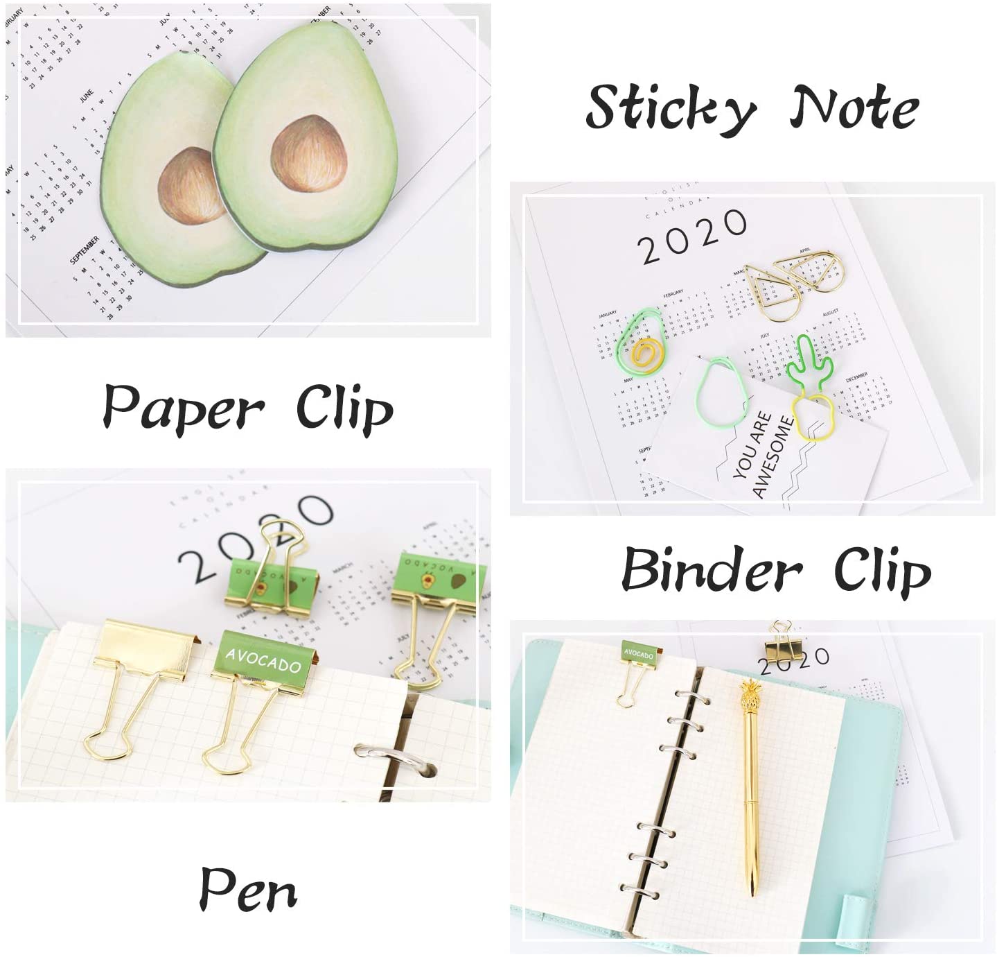 Avocado Style Stationary Set