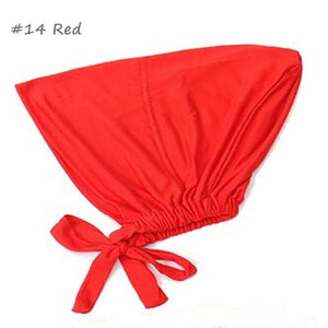 2021 Fashion Modal Muslim Inner Hijab Cap Stretch Women Underscarf Bonnet Solid Color Islamic Turban Headband Hat Adjustable