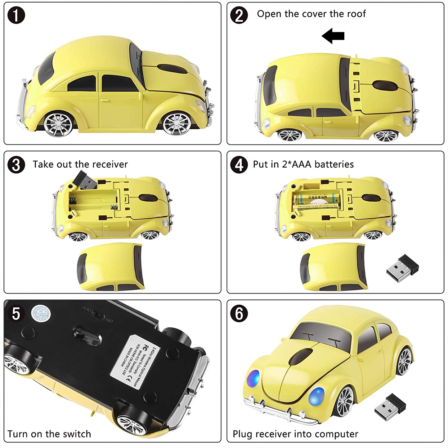 Homey Beetle Wireless Mice