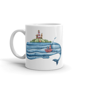 Artistic MUG with Whale Design